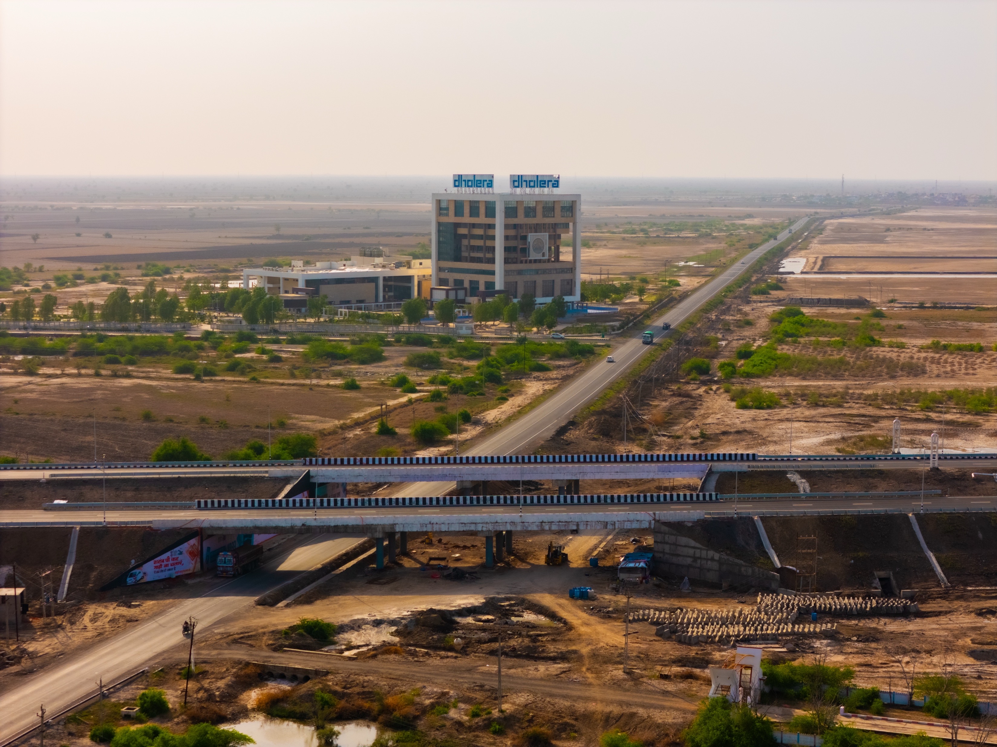 Dholera Expressway structure work